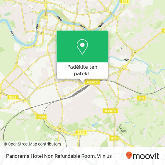 Panorama Hotel Non Refundable Room žemėlapis