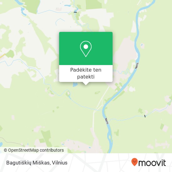 Bagutiškių Miškas žemėlapis