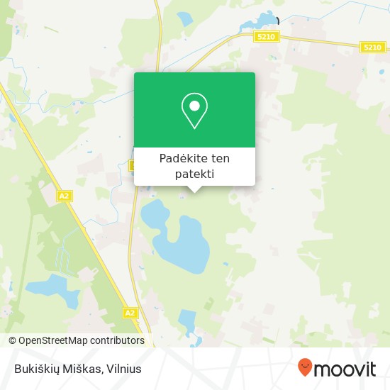 Bukiškių Miškas žemėlapis