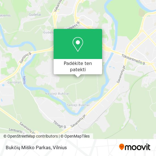 Bukčių Miško Parkas žemėlapis