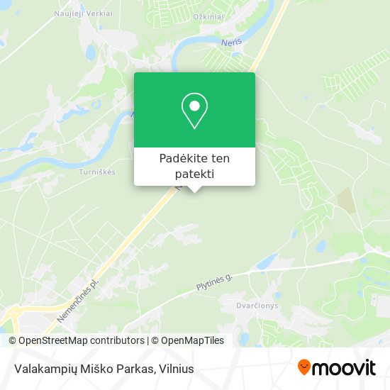 Valakampių Miško Parkas žemėlapis