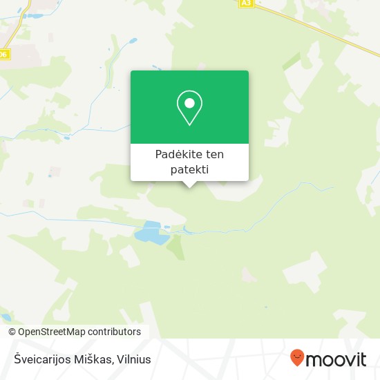 Šveicarijos Miškas žemėlapis