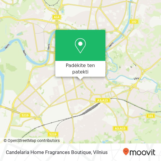 Candelaria Home Fragrances Boutique žemėlapis
