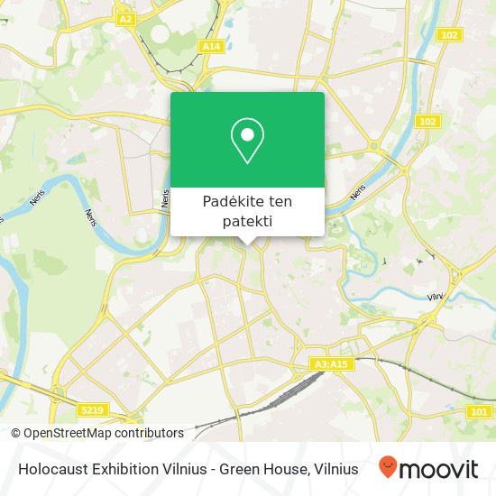 Holocaust Exhibition Vilnius - Green House žemėlapis