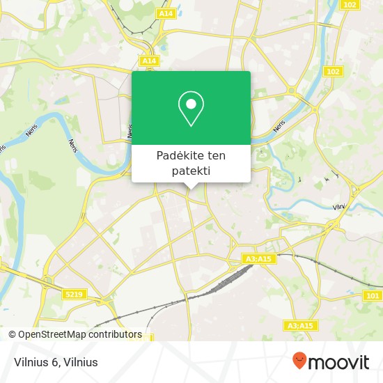 Vilnius 6 žemėlapis