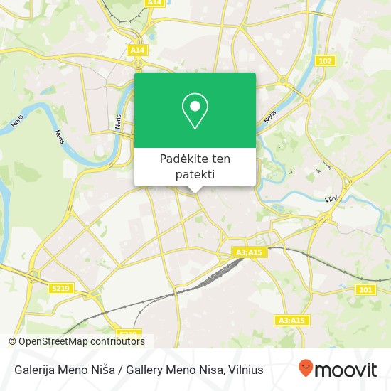 Galerija Meno Niša / Gallery Meno Nisa žemėlapis