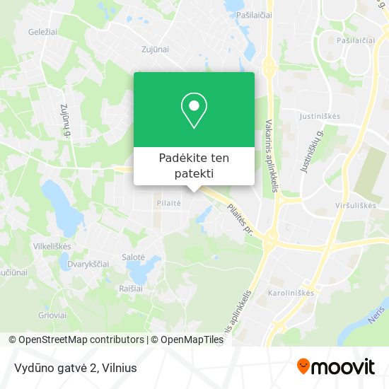 Vydūno gatvė 2 žemėlapis