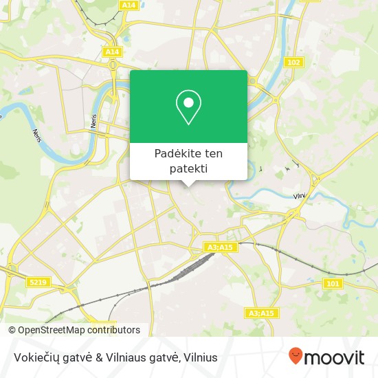 Vokiečių gatvė & Vilniaus gatvė žemėlapis