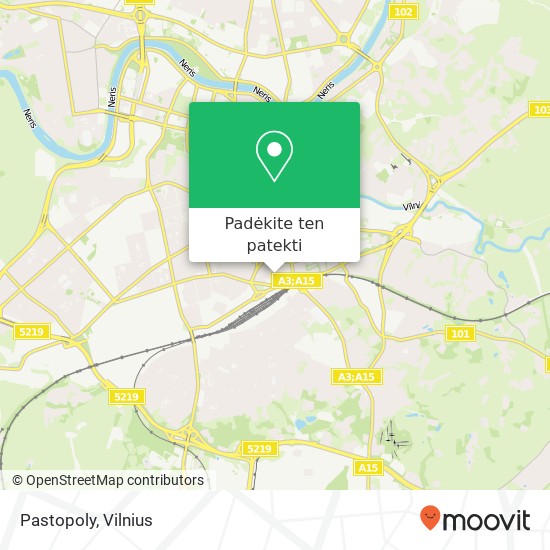 Pastopoly, Pylimo gatvė 60 01307 Vilnius žemėlapis