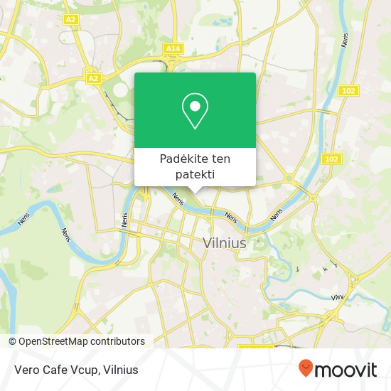Vero Cafe Vcup, Konstitucijos prospektas 09308 Vilnius žemėlapis