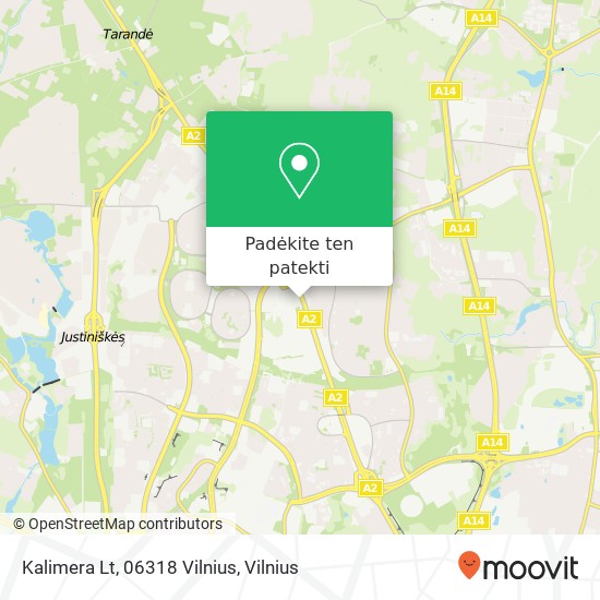 Kalimera Lt, 06318 Vilnius žemėlapis