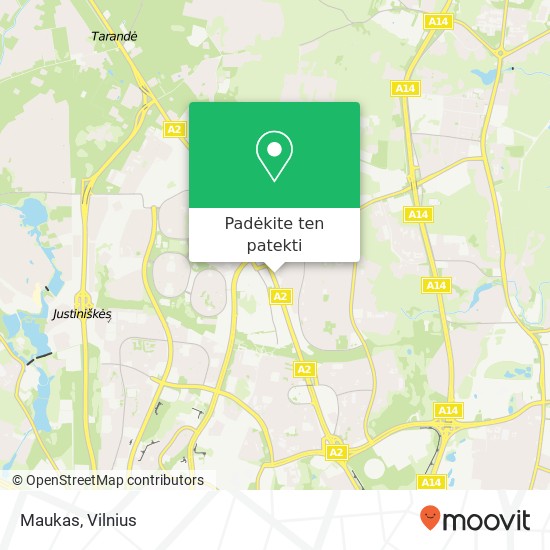 Maukas, 06318 Vilnius žemėlapis