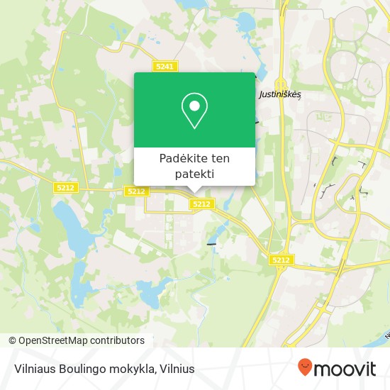 Vilniaus Boulingo mokykla žemėlapis