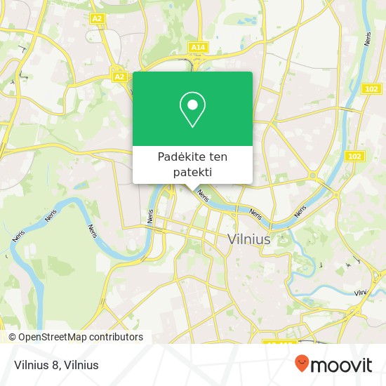 Vilnius 8 žemėlapis