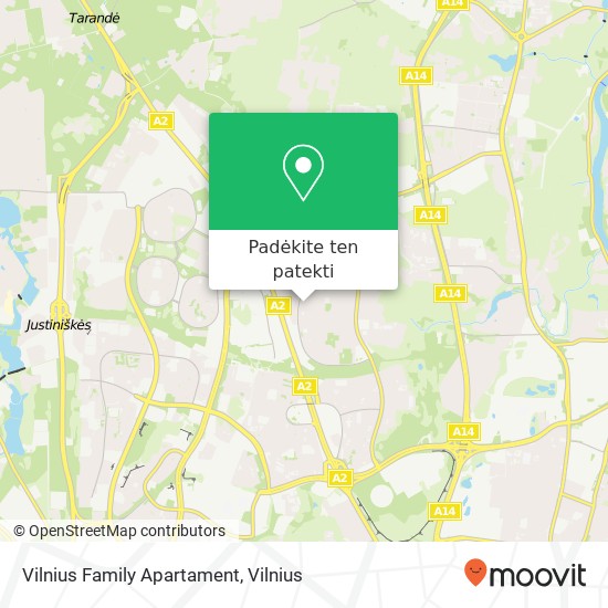 Vilnius Family Apartament žemėlapis