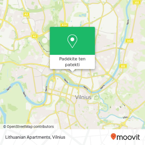 Lithuanian Apartments žemėlapis
