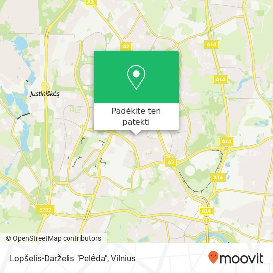 Lopšelis-Darželis "Pelėda" žemėlapis