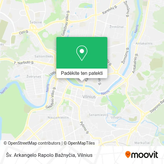 Šv. Arkangelo Rapolo Bažnyčia žemėlapis