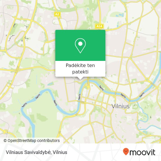 Vilniaus Savivaldybė žemėlapis