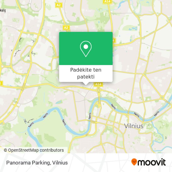 Panorama Parking žemėlapis