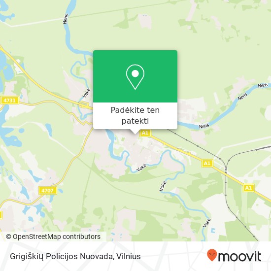 Grigiškių Policijos Nuovada žemėlapis