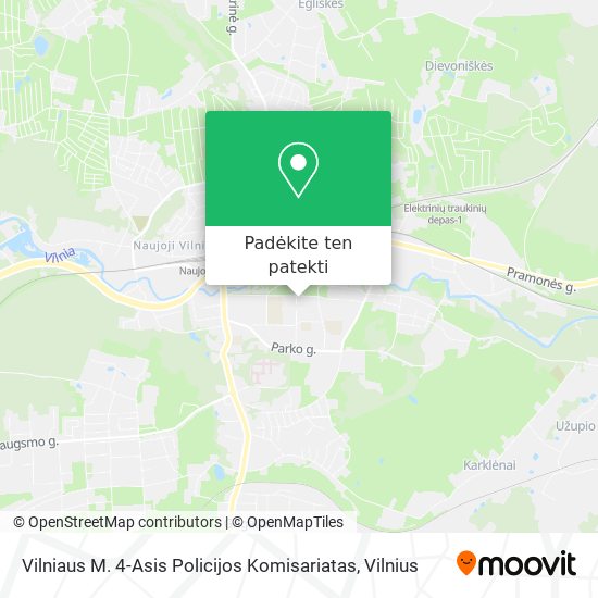 Vilniaus M. 4-Asis Policijos Komisariatas žemėlapis