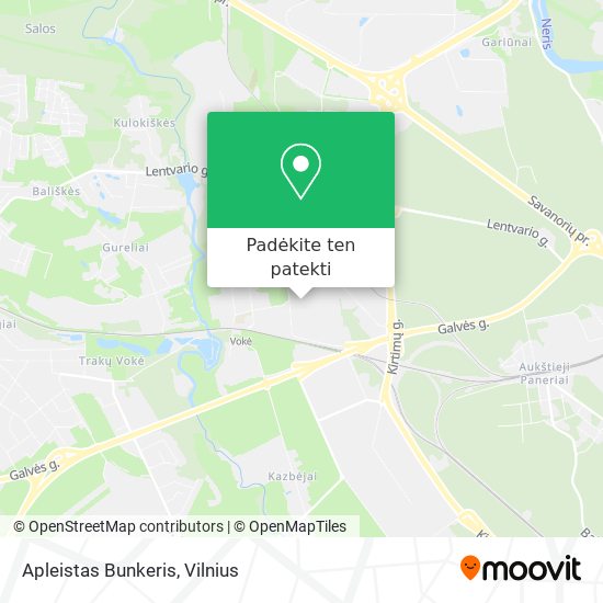 Apleistas Bunkeris žemėlapis