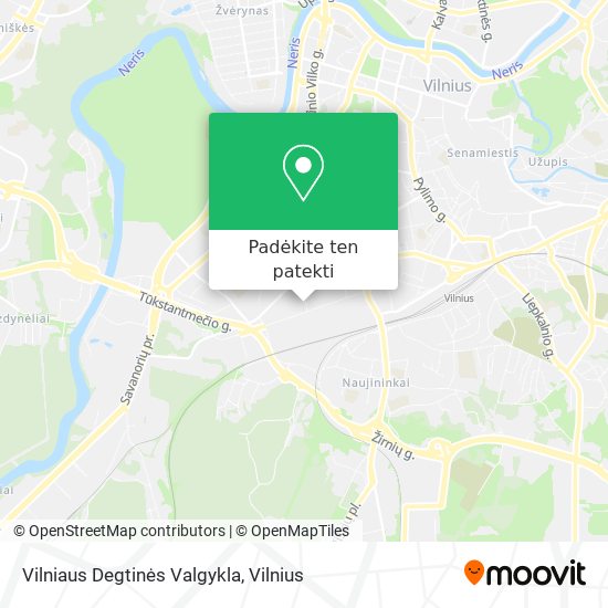 Vilniaus Degtinės Valgykla žemėlapis