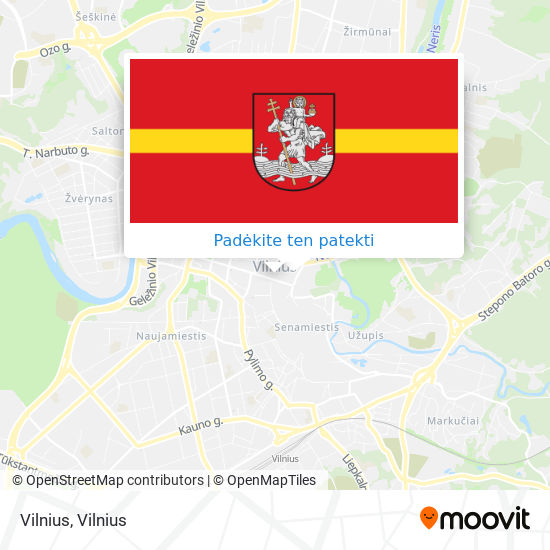 Vilnius žemėlapis