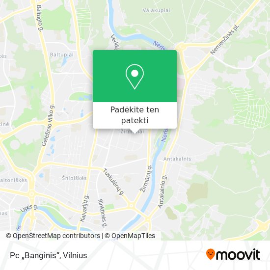 Kaip patekti į Pc „Banginis“ Vilniaus mieste naudojant Autobusas arba ...