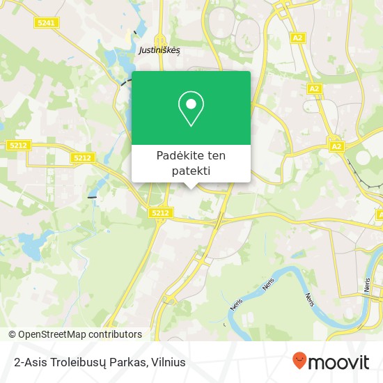 2-Asis Troleibusų Parkas žemėlapis