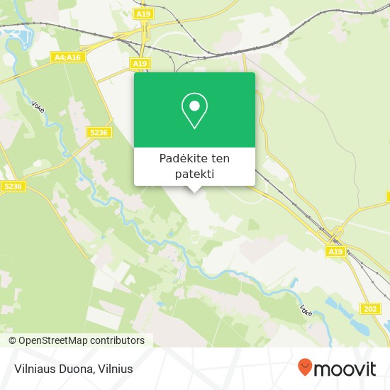 Vilniaus Duona žemėlapis