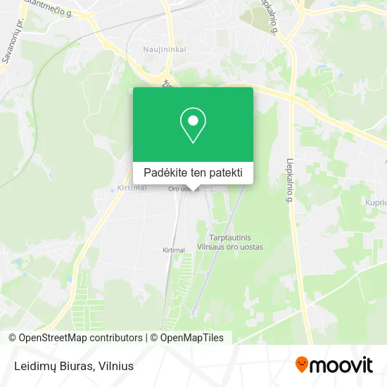 Leidimų Biuras žemėlapis