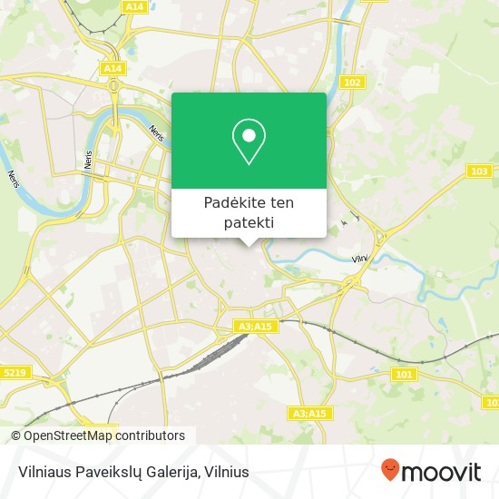 Vilniaus Paveikslų Galerija žemėlapis