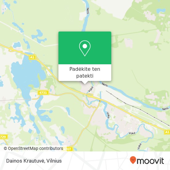 Dainos Krautuvė žemėlapis