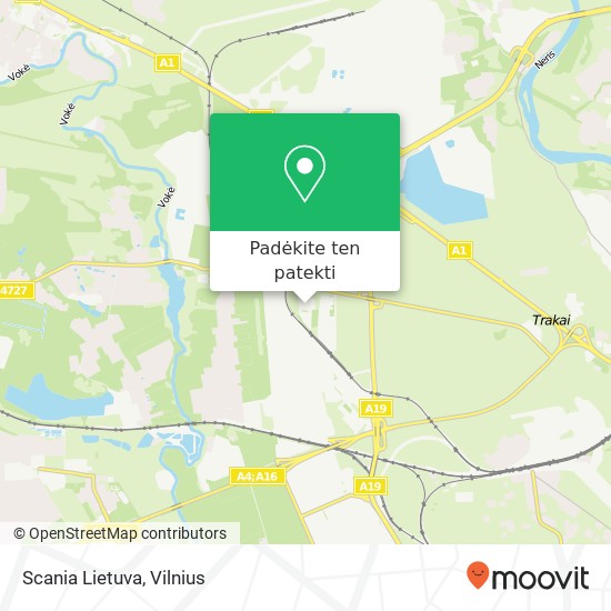 Scania Lietuva žemėlapis