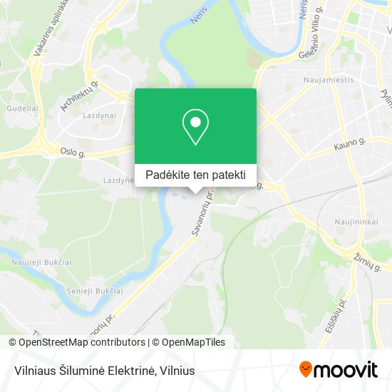 Vilniaus Šiluminė Elektrinė žemėlapis