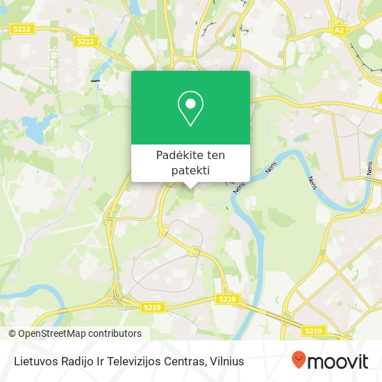 Lietuvos Radijo Ir Televizijos Centras žemėlapis