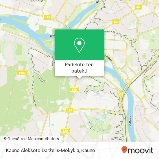 Kauno Aleksoto Darželis-Mokykla žemėlapis