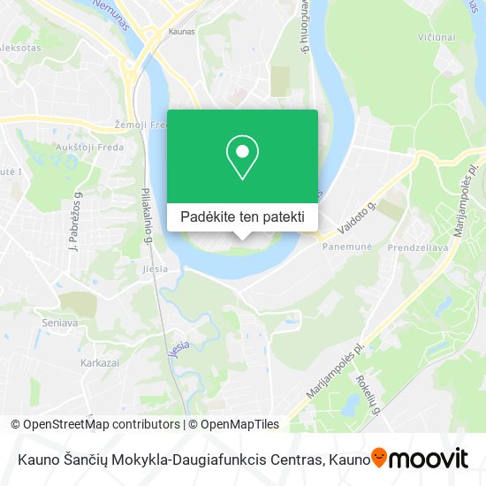 Kauno Šančių Mokykla-Daugiafunkcis Centras žemėlapis