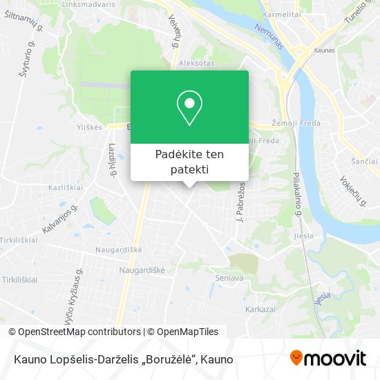 Kauno Lopšelis-Darželis „Boružėlė“ žemėlapis