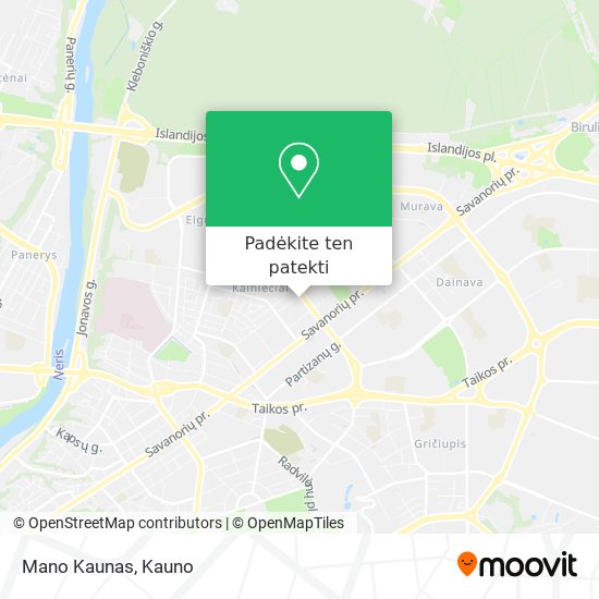 Mano Kaunas žemėlapis