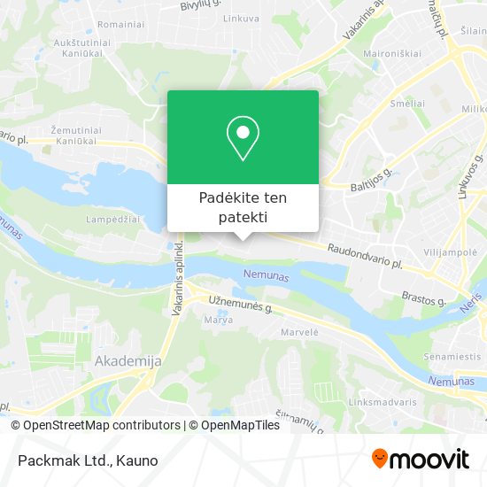 Packmak Ltd. žemėlapis