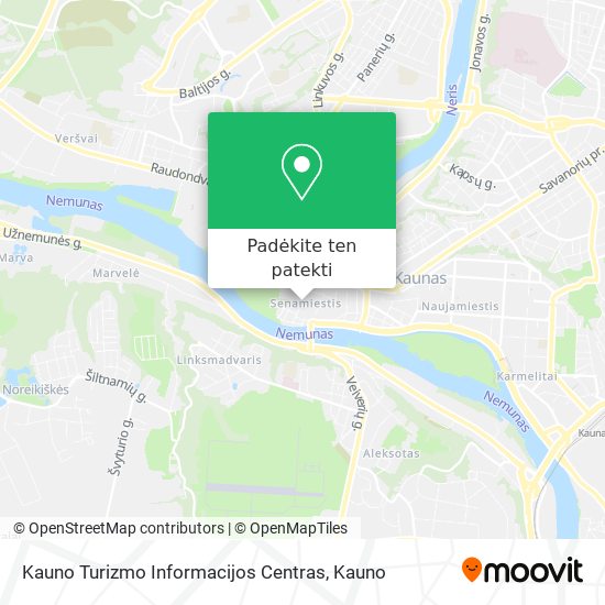 Kauno Turizmo Informacijos Centras žemėlapis