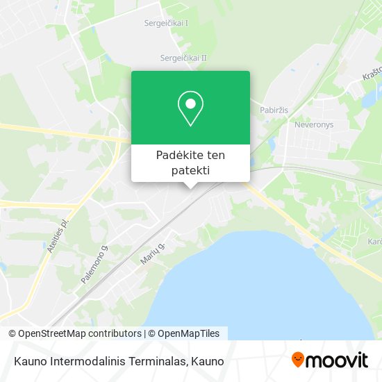 Kauno Intermodalinis Terminalas žemėlapis