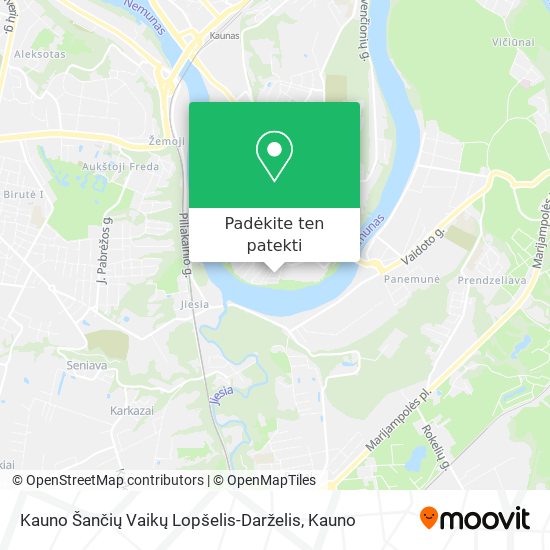 Kauno Šančių Vaikų Lopšelis-Darželis žemėlapis