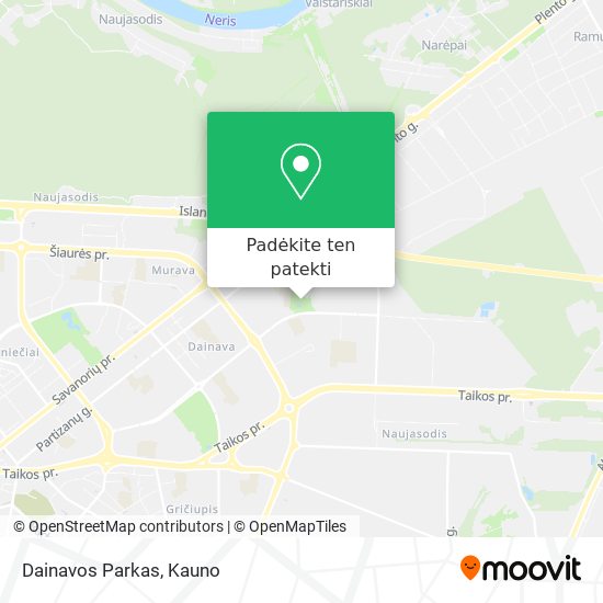Dainavos Parkas žemėlapis