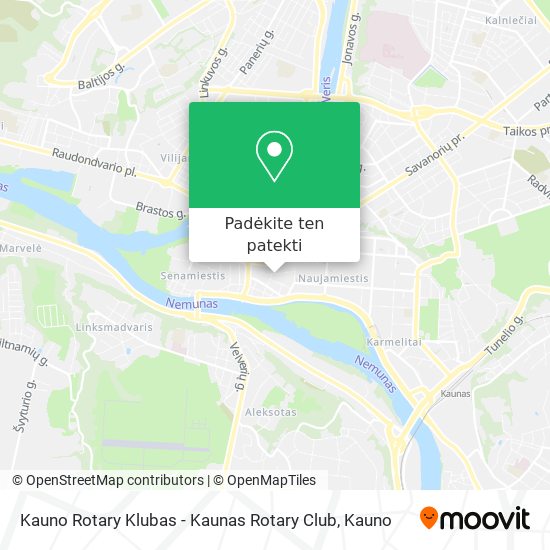 Kauno Rotary Klubas - Kaunas Rotary Club žemėlapis