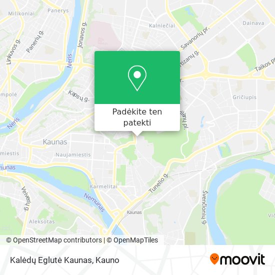 Kalėdų Eglutė Kaunas žemėlapis