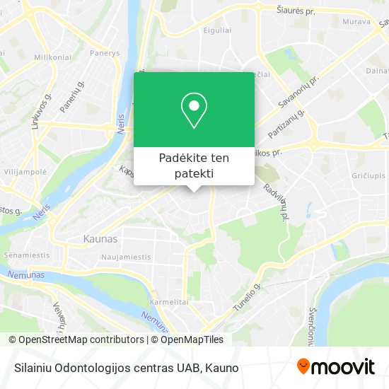 Silainiu Odontologijos centras UAB žemėlapis